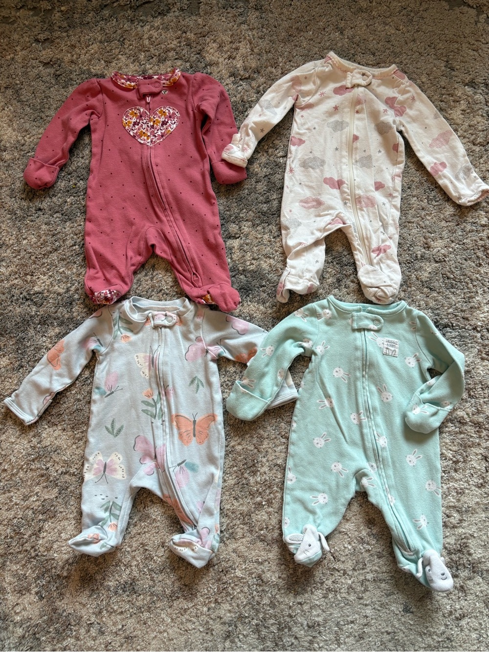 Baby Girl Clothes Lot 26 Pieces NB, 0-3, 3-6 Months - Picture 4 of 8